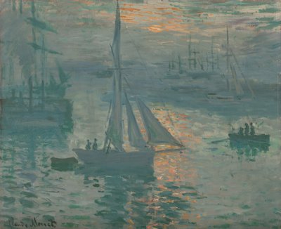 Sunrise by Claude Monet